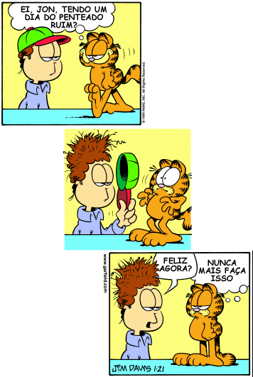 Garfield é um gênio: Cabelojv7